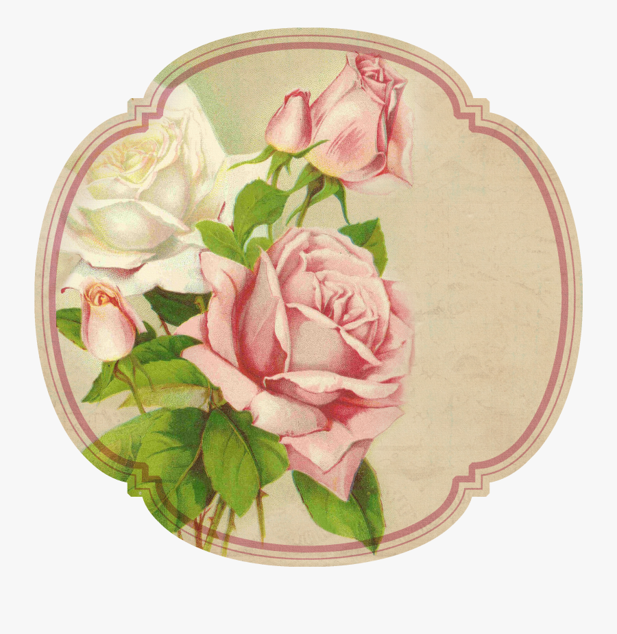 Make Your Own Vintage Decoration - Flower Clip Art, Transparent Clipart