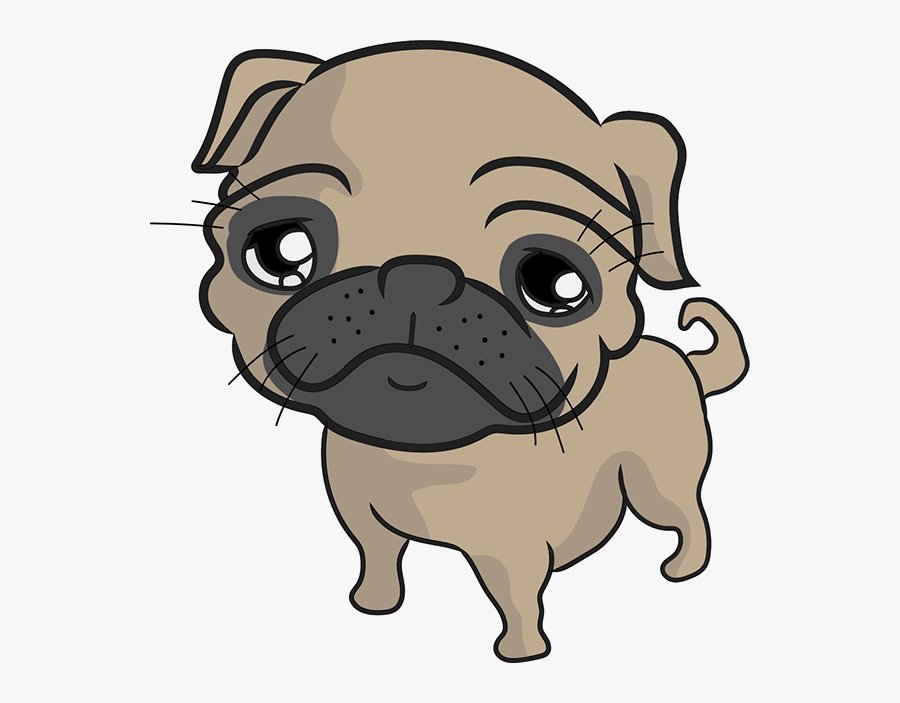 Clip Art On Behance Pinterest Pugs - Cartoon Pug Transparent Background, Transparent Clipart