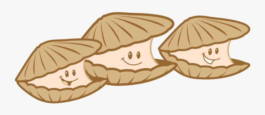 Clams Animated Pencil And - Clam Clip Art Png, Transparent Clipart