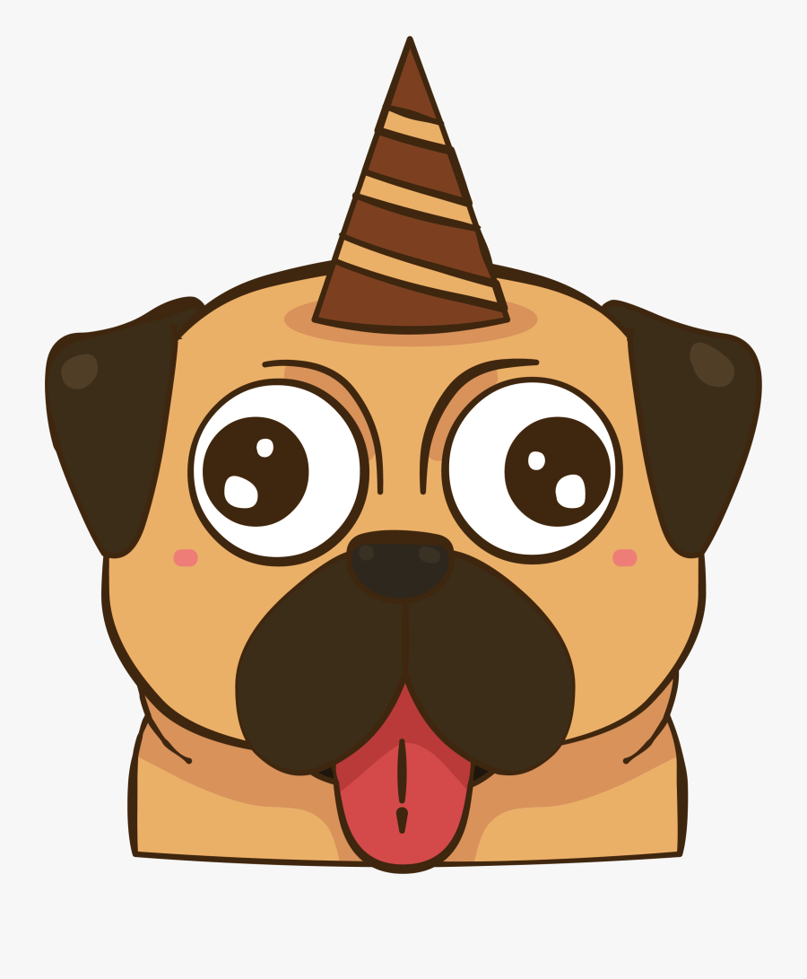 Iphone X Puppy Dog - Pug Birthday Png, Transparent Clipart