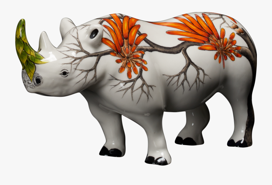 White Rhinoceros, Transparent Clipart