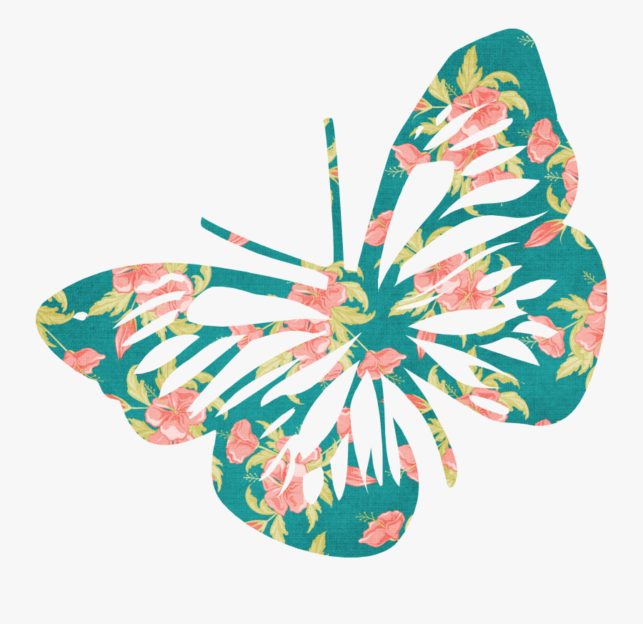 Transparent Clipart Images - Flying Butterfly Outline Clipart, Transparent Clipart
