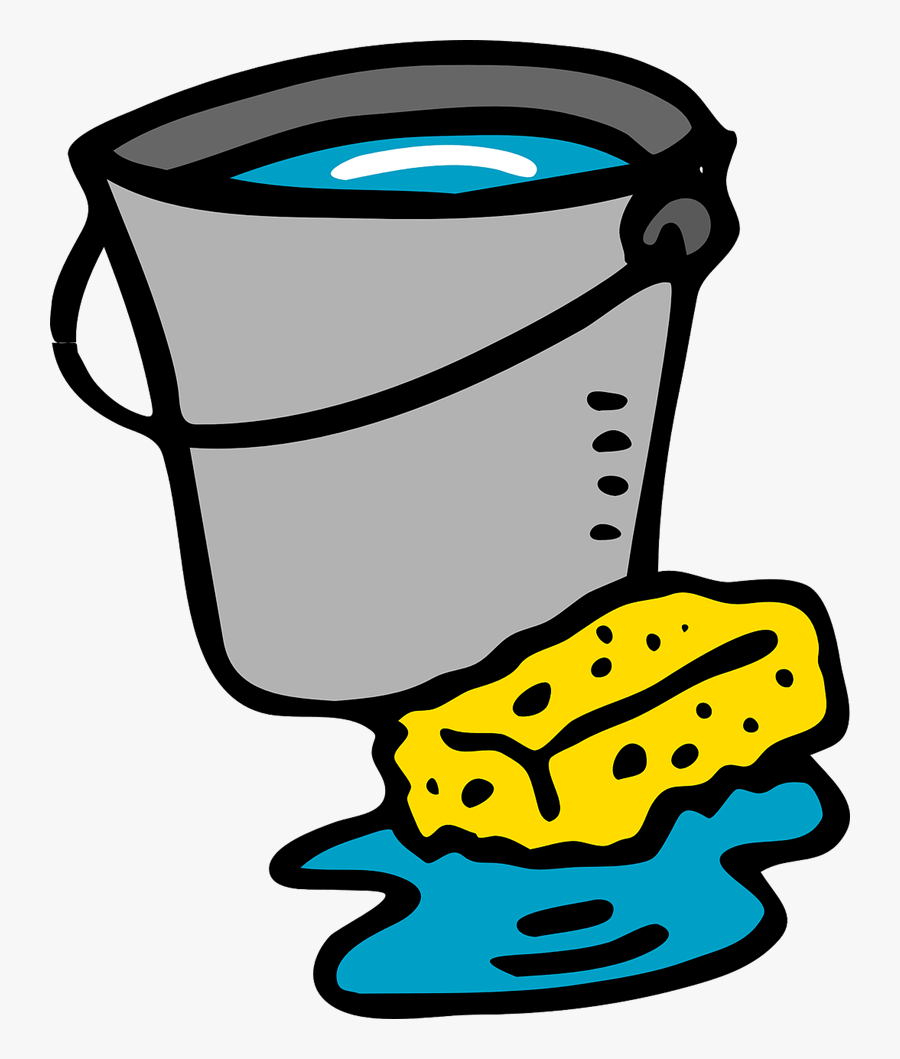 Artwork,bucket,cleaning - Cleaning Clip Art, Transparent Clipart