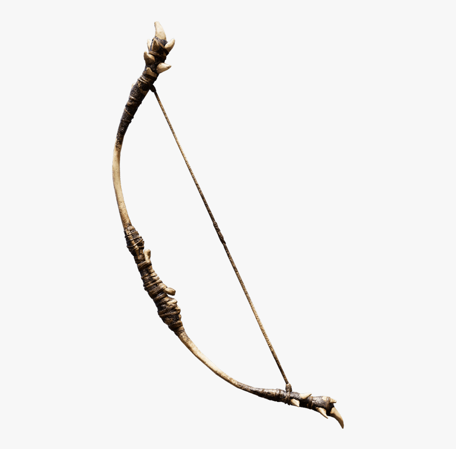 Transparent Bow And Arrow Clip Art - Far Cry Primal Long Bow, Transparent Clipart