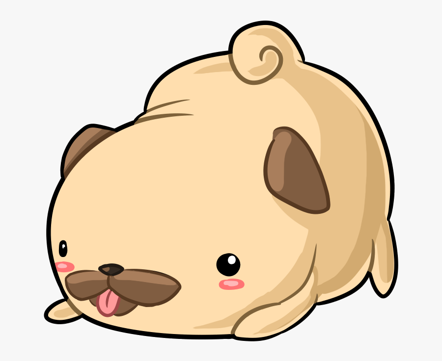 Cute Pug Clipart , Png Download, Transparent Clipart