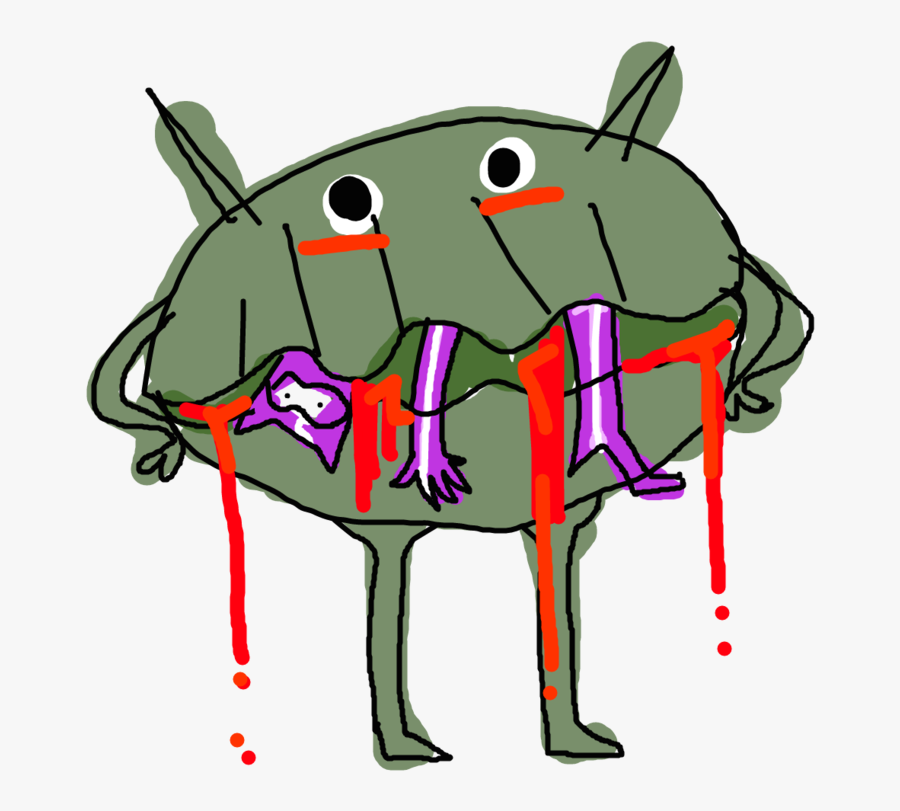 Picture Black And White Forum A Giant Eating - Batgirl Vore, Transparent Clipart