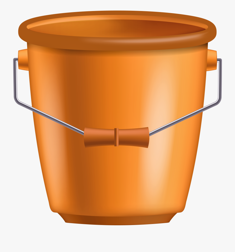 Orange Bucket Png Clipart , Png Download, Transparent Clipart