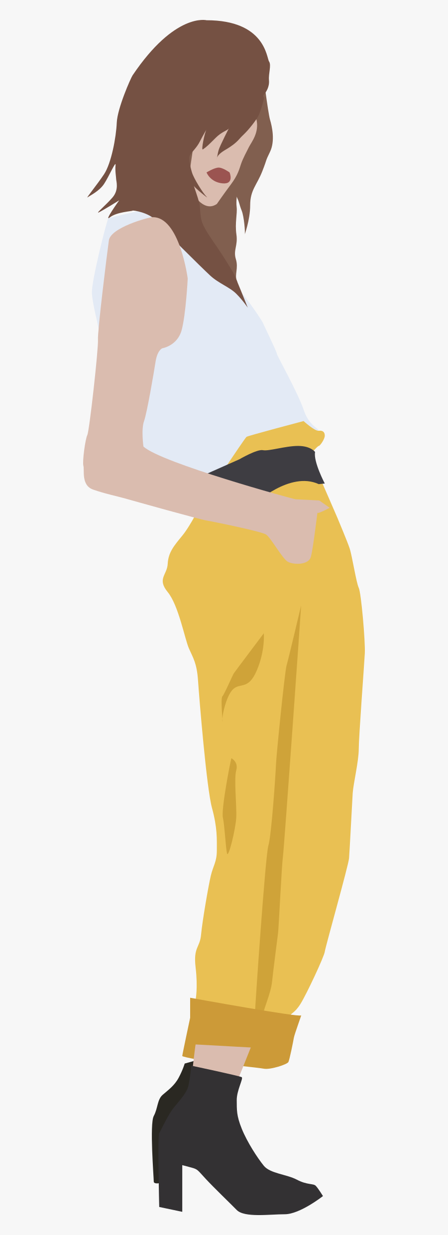 Fashion Girl Icon Png, Transparent Clipart