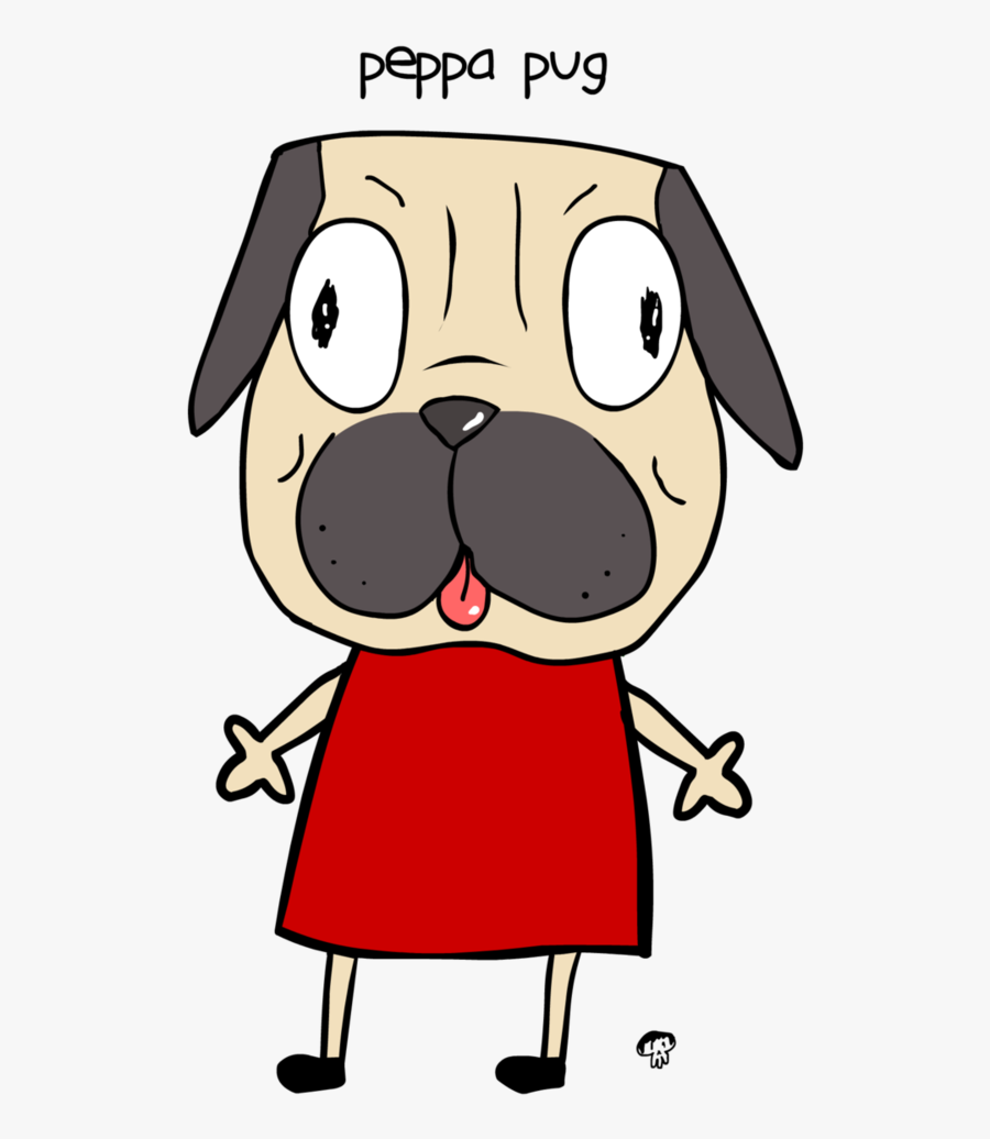 Peppa Pug By Creepyboy - Cartoon, Transparent Clipart