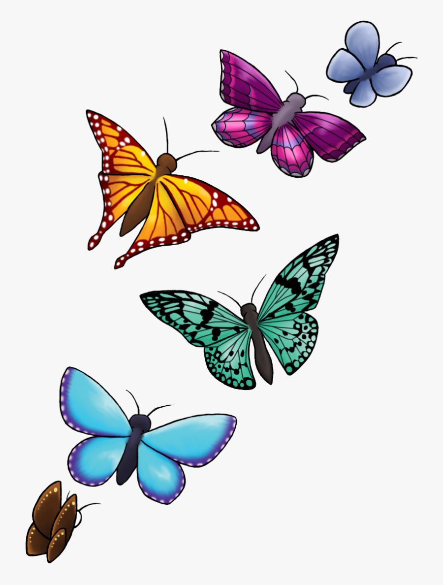 Download Butterfly Design Free Png Photo Images And - Transparent Background Translucent Butterfly Clipart, Transparent Clipart
