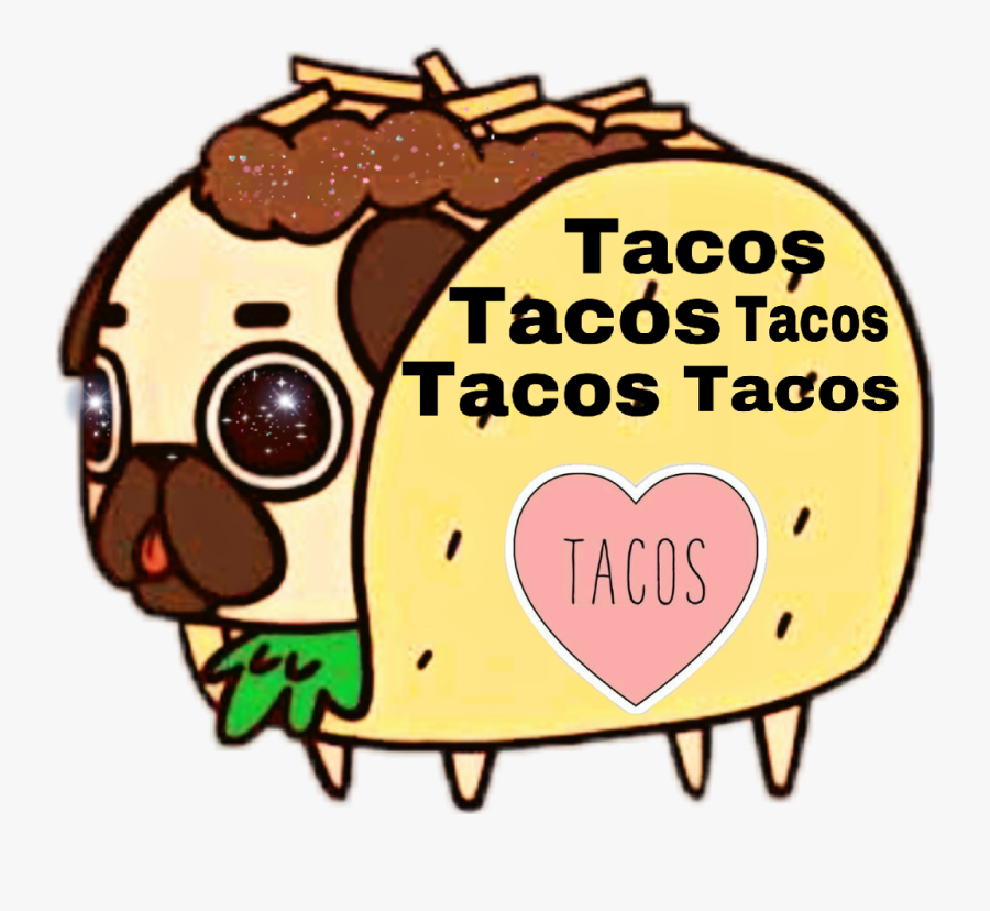 Kawaii Pug Clipart , Png Download - Taco Puglie, Transparent Clipart