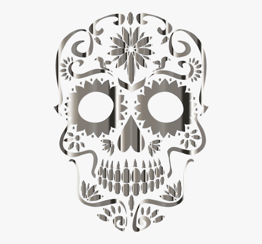 Symbol,skull,bone - Sugar Skulls No Background, Transparent Clipart