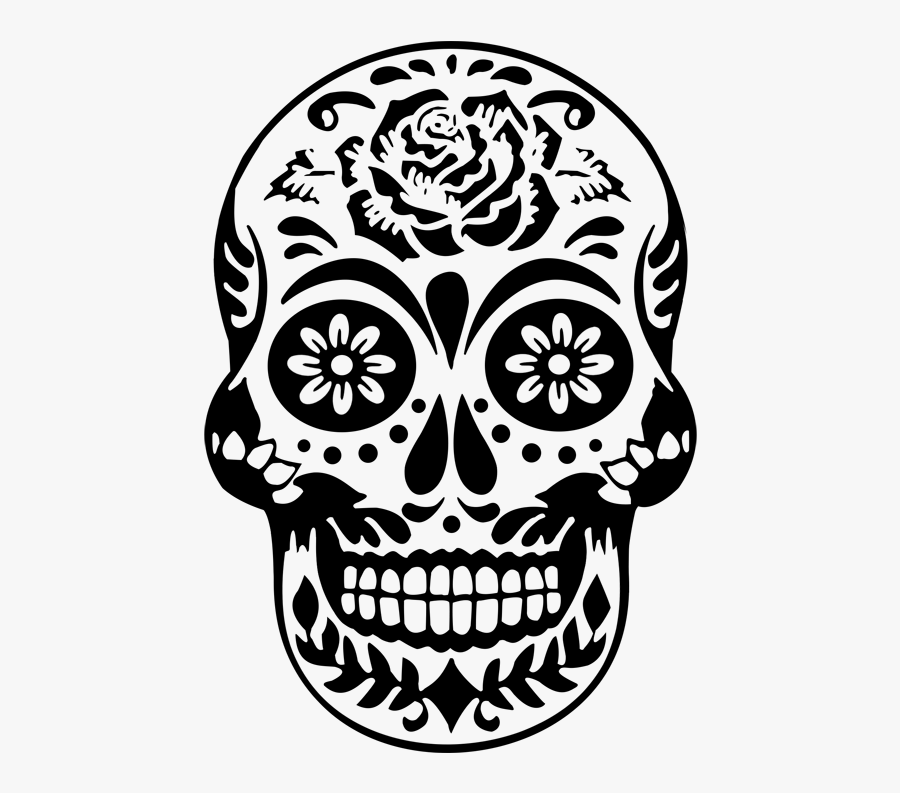 Cool Skull Design, Transparent Clipart