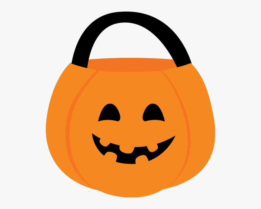 Halloween Pumpkin Basket - Halloween Candy Bucket Clipart, Transparent Clipart