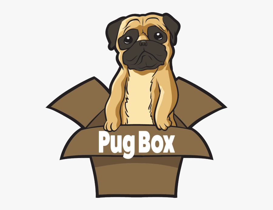 Clipart Dogs Pug - Dog In The Box Png, Transparent Clipart