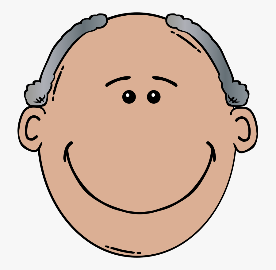 Old Man Svg Clip Arts - Old Man Face Clip Art, Transparent Clipart