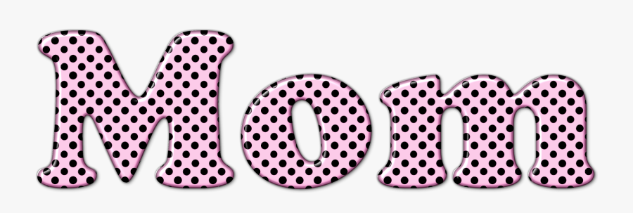 Clipart Mom Word Art, Transparent Clipart