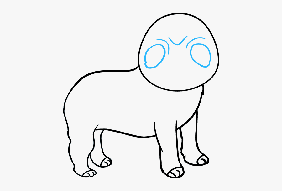 How To Draw A Pug - Draw A Pug, Transparent Clipart