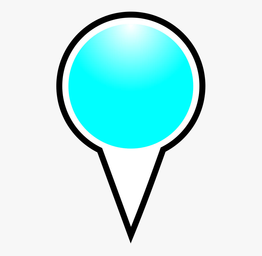 Squat Marker Cyan - Cyan, Transparent Clipart