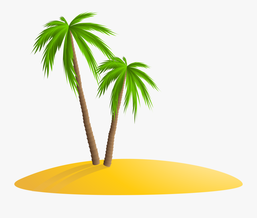 Palm Island Png Clip Art Image, Transparent Clipart