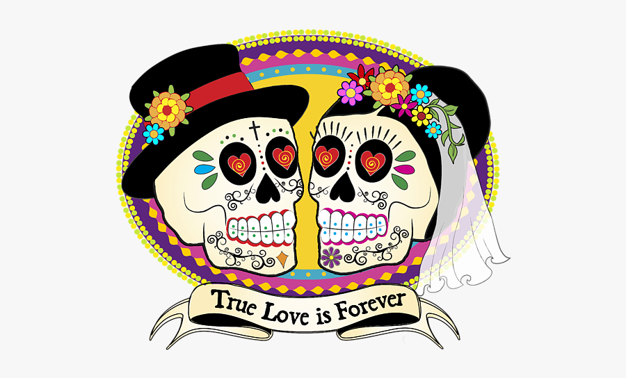 Dia De Los Muertos Novios, Transparent Clipart