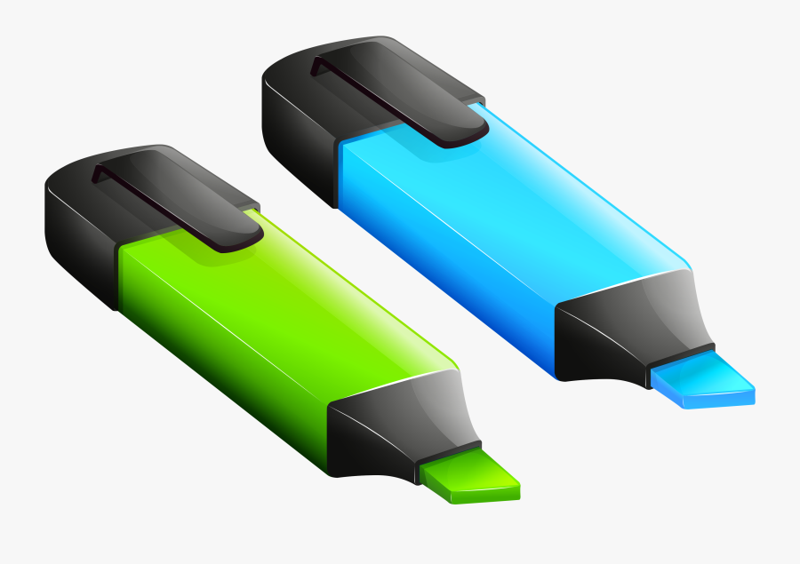 Transparent Dry Erase Markers Png - Data Storage Device, Transparent Clipart