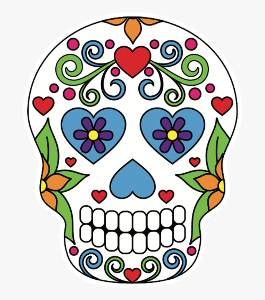 Calaveras Estilo Dia De Muertos, Transparent Clipart
