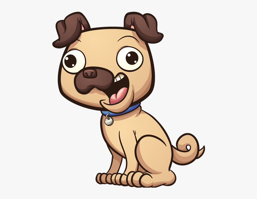 Pug Emoji & Stickers Messages Sticker-7 - Dogs Barking Images Clip Art, Transparent Clipart