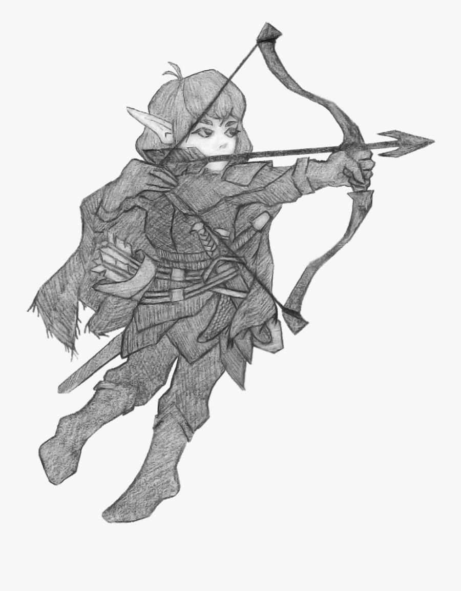 Hd Drawing Warrior Arrow - Illustration, Transparent Clipart