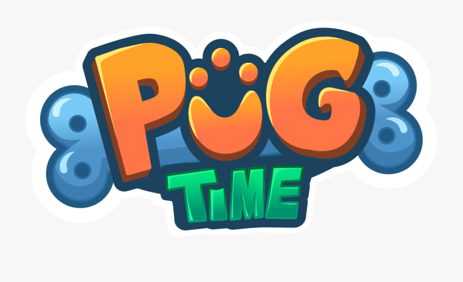 Pug Time Is A Competitive Card Game For 2 To 4 Players - Pugs Game, Transparent Clipart