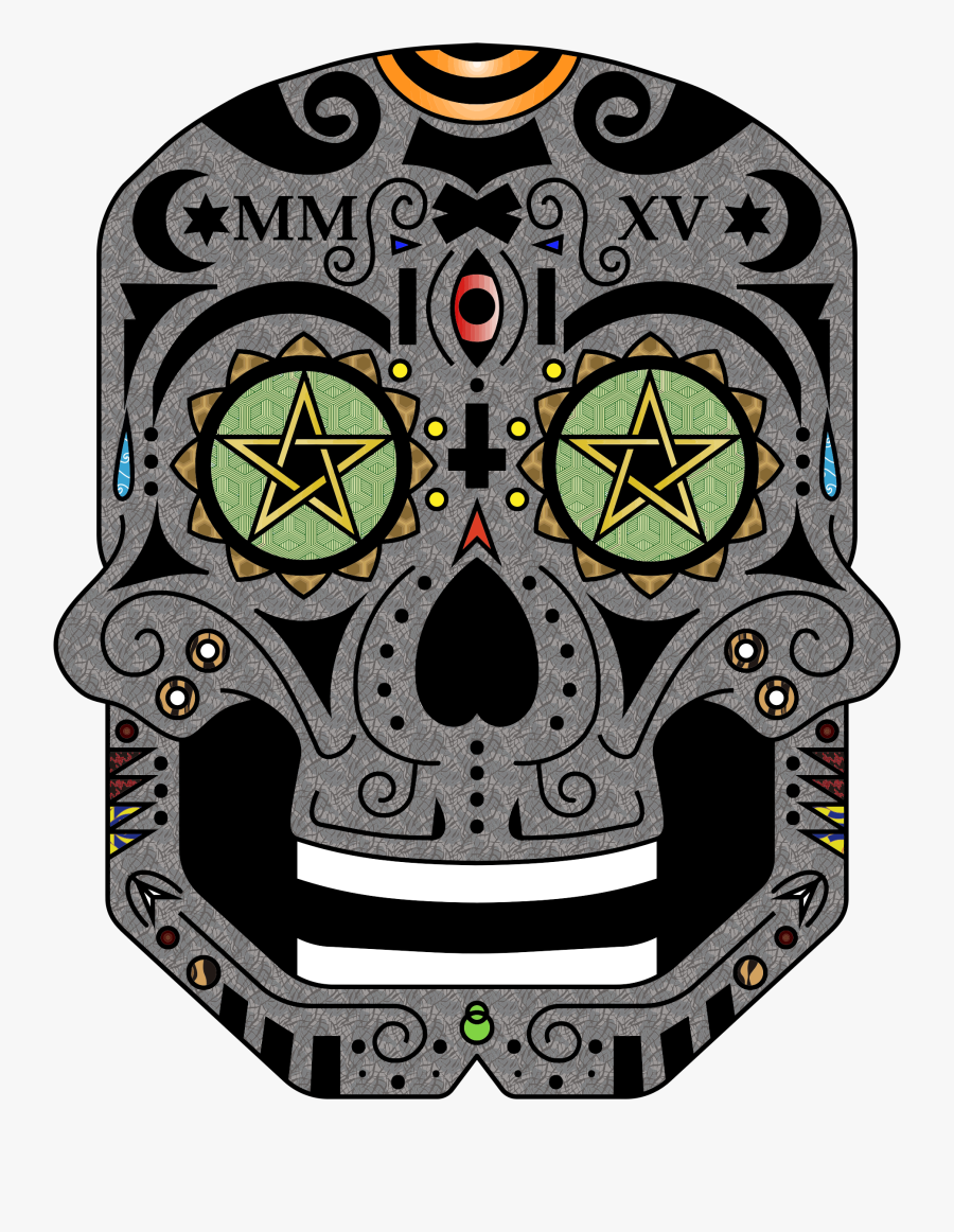 Transparent Skull Clipart Png - Day Of The Dead, Transparent Clipart