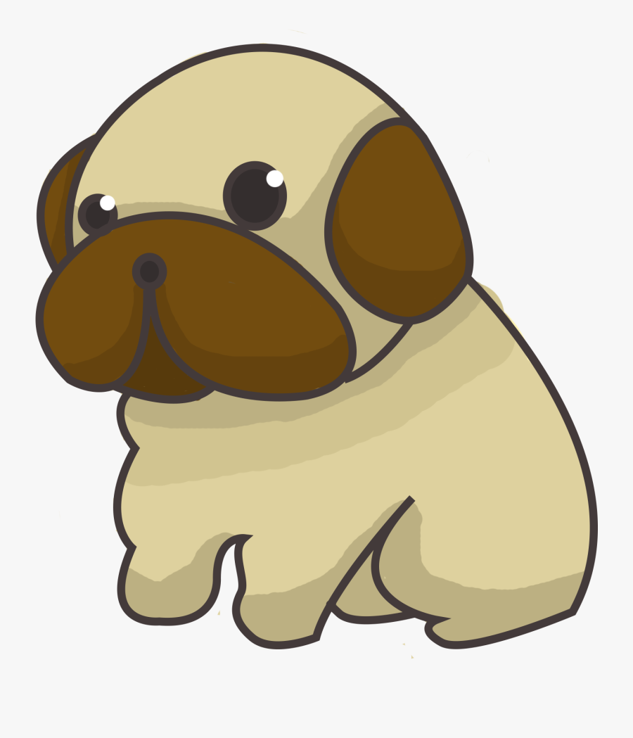 Chibi Pug - Pug Chibi Png, Transparent Clipart