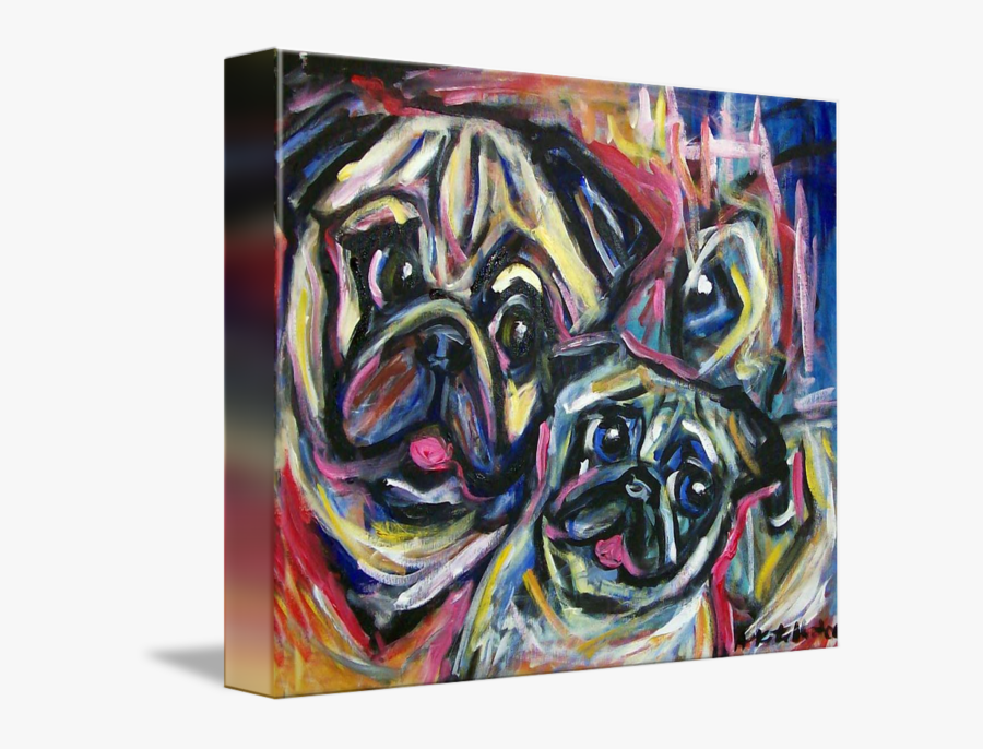 Pug Abstract, Transparent Clipart