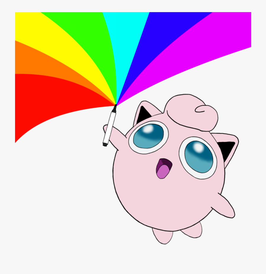 Marker Clipart Permanent Marker - Pokémon Jigglypuff, Transparent Clipart