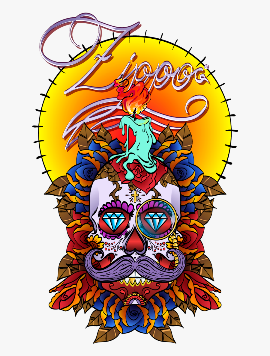 Old School Tattoo Designs With Sugar Skull Old School - Old School Tattoo Design Png, Transparent Clipart