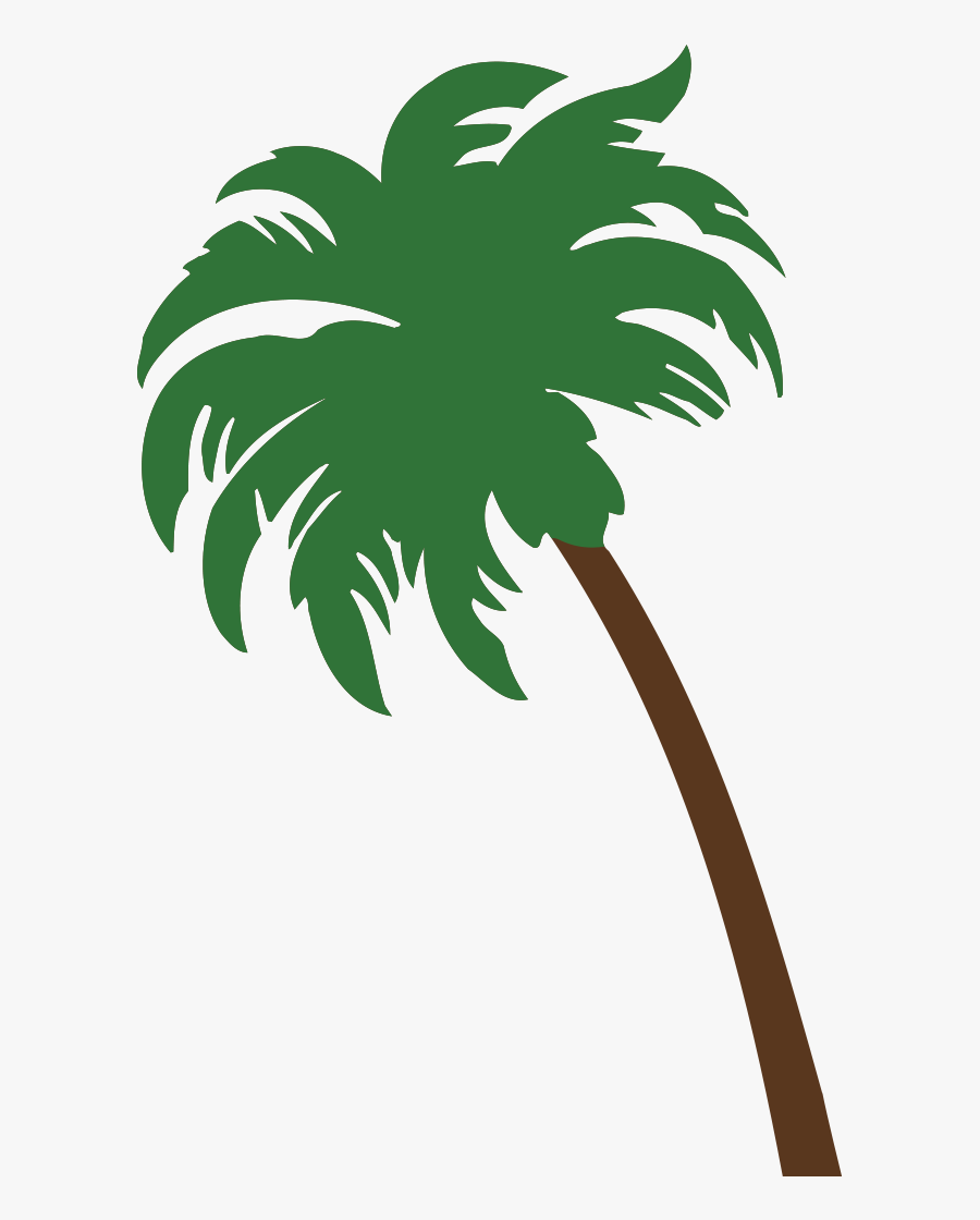 Crossed Palm Trees Clipart , Png Download - Palm Tree Vector Png, Transparent Clipart