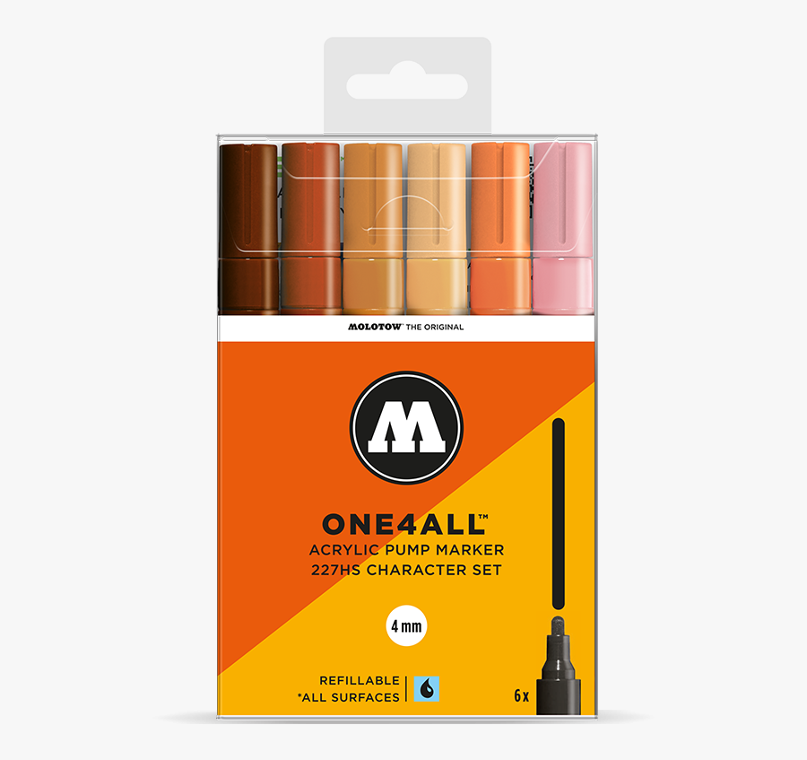 Transparent Spray Paint Splatter Png - 227hs Molotow Marker 4 Mm, Transparent Clipart