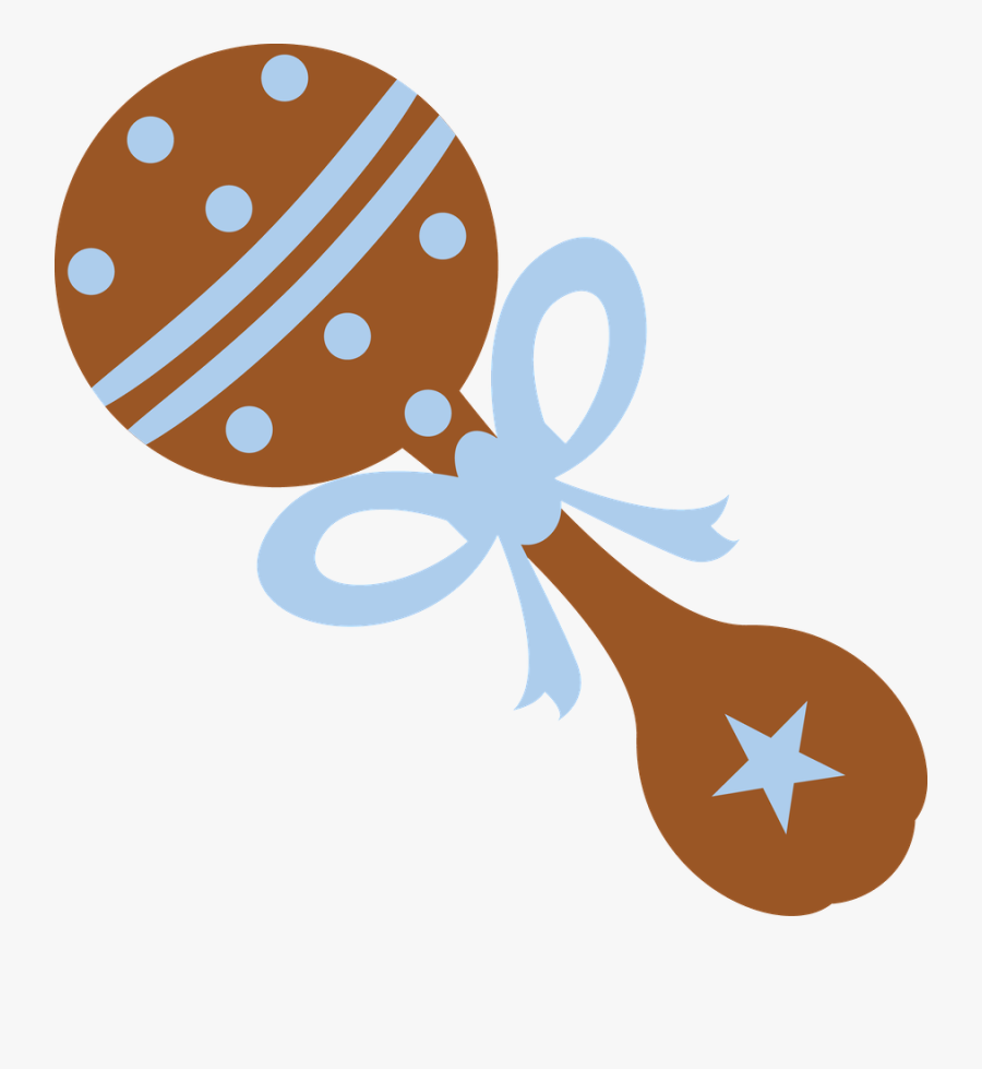 Transparent Rattle Clipart - Cliparts Para Bebe Menino, Transparent Clipart