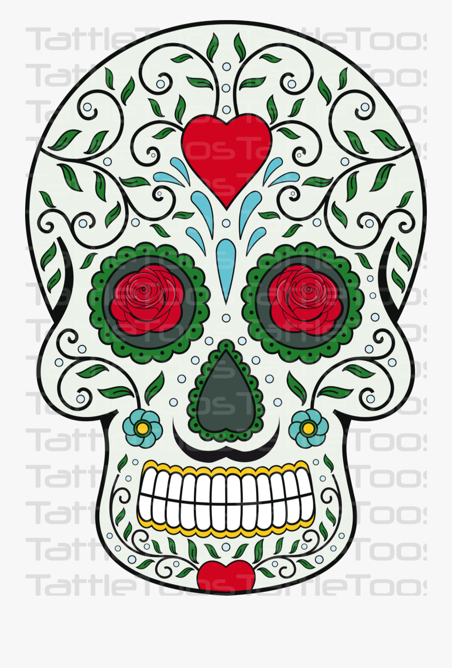 Transparent Day Of The Dead Clipart - Calavera Megico Png, Transparent Clipart