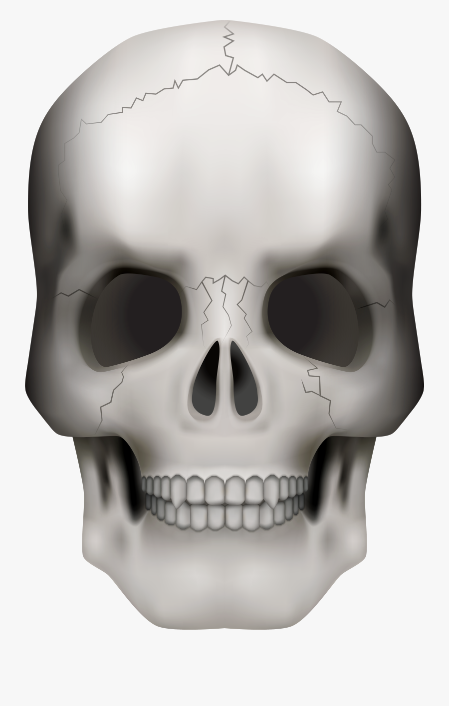 Skull Png Clipart Image - Skull With Military Helmet, Transparent Clipart
