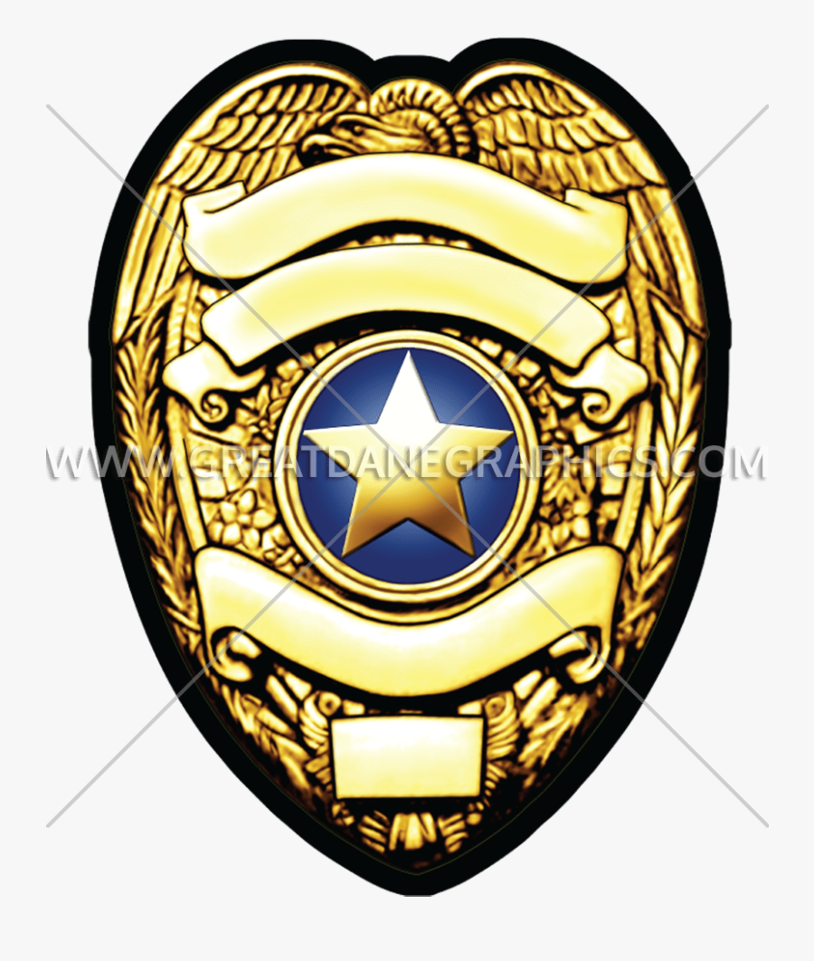 Png Free Gold Police Badge - Gold Police Badge Clipart, Transparent Clipart