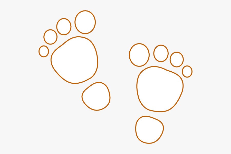 Footprints Svg Clip Arts - Its A Girl Sticker Template, Transparent Clipart