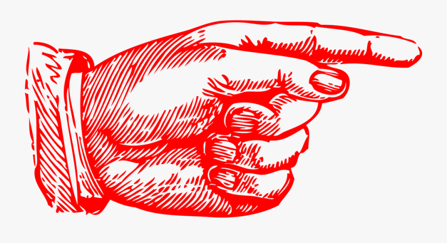 Pointing Finger Clipart, Transparent Clipart