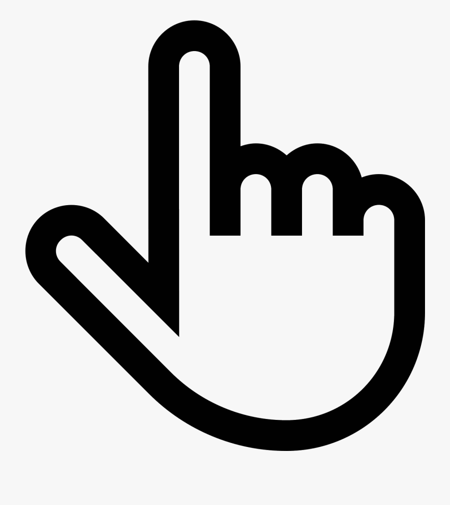 Computer Mouse Pointer Icons - Windows 10 Cursor Hand, Transparent Clipart