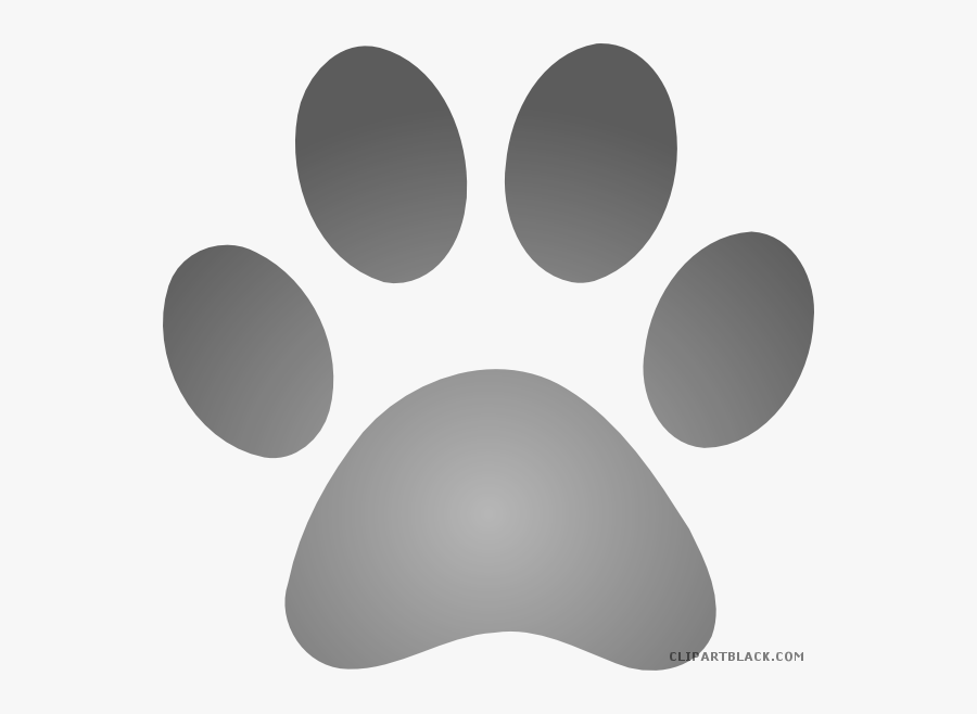 Dog Footprints Clipart - Orange Paw Print Clip Art, Transparent Clipart