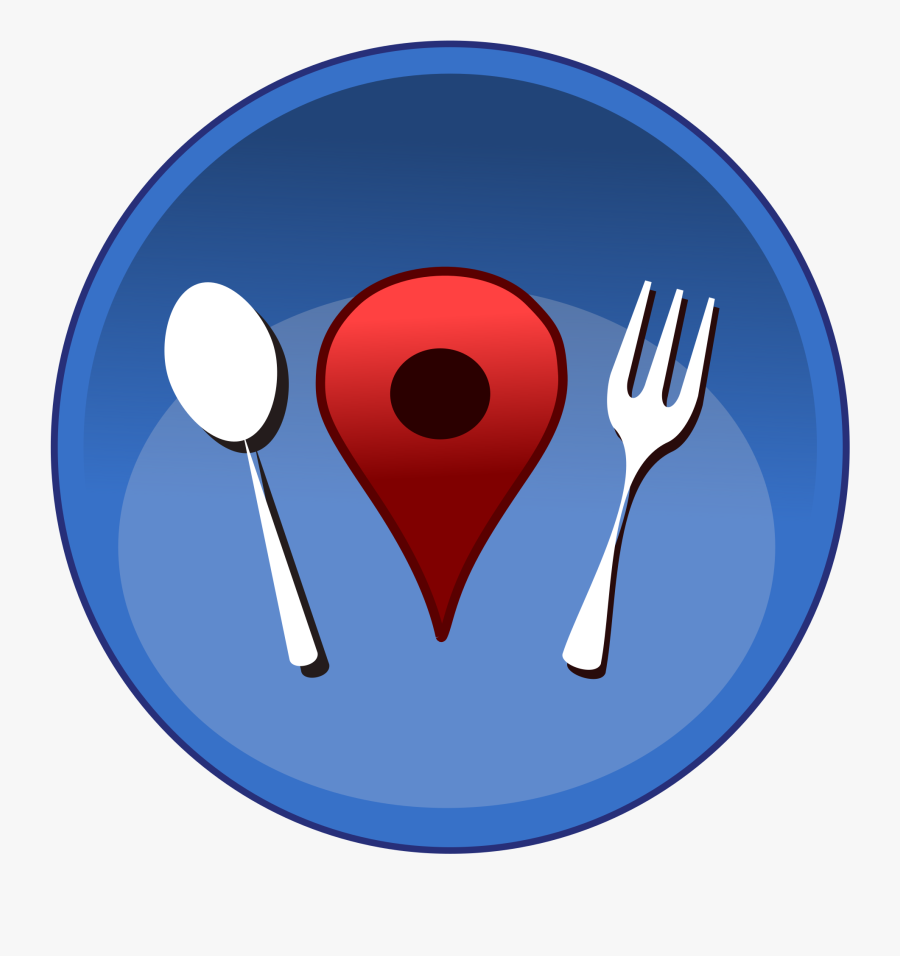 Restaurant Maps Marker Png - Best Restaurant In Map Location, Transparent Clipart