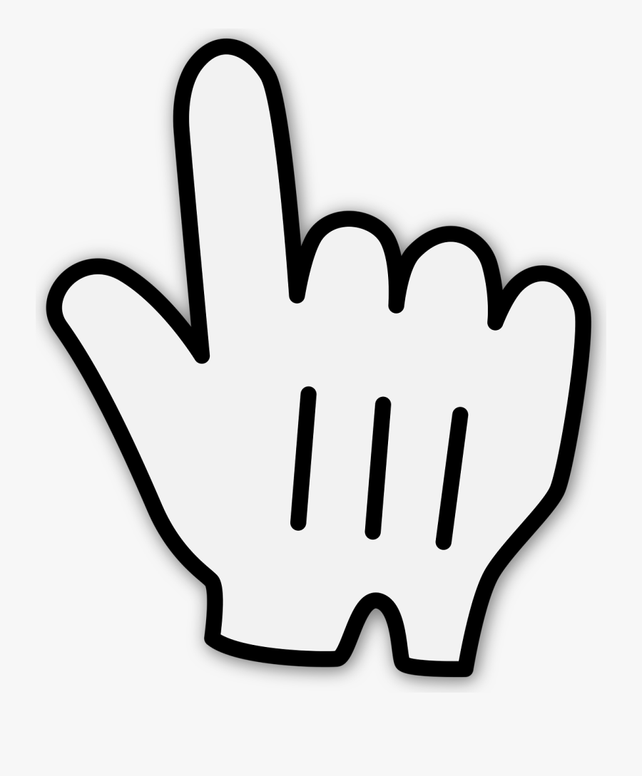 Onlinelabels Clip Art - Mac Hand Cursor Transparent, Transparent Clipart