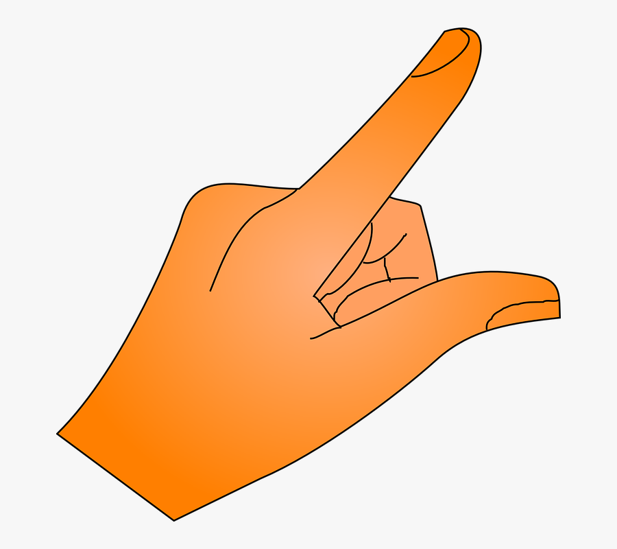 Pegefinger Png, Transparent Clipart
