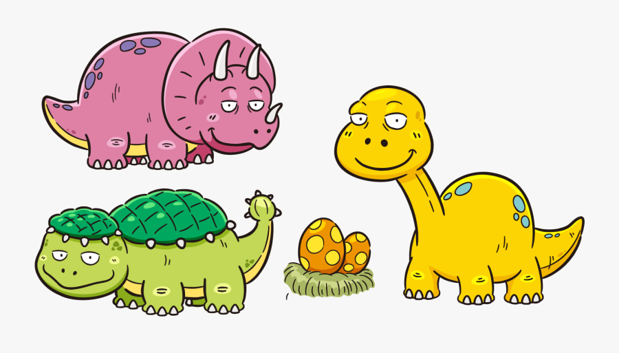 Dinosaur Cartoon Royalty Free - Dinosaur Cartoon Free Hd, Transparent Clipart