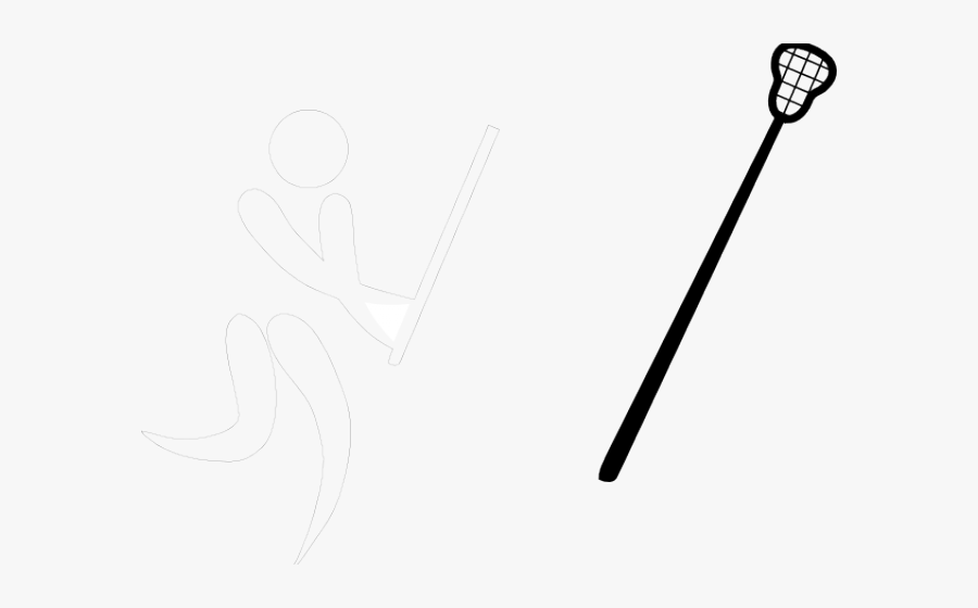 Cartoon Lacrosse Sticks - Transparent Lacrosse Stick Clipart, Transparent Clipart